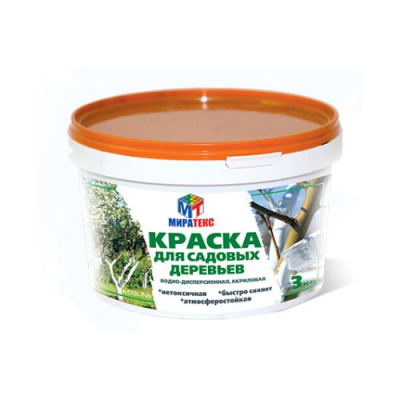 Краска для садовых деревьев 3кг