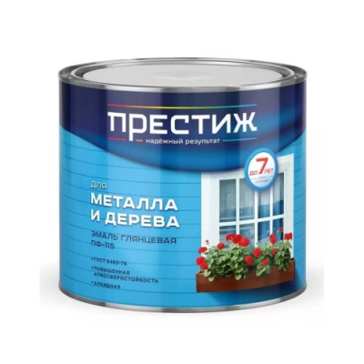 Краска ПФ-115 голубая 1,9кг Престиж