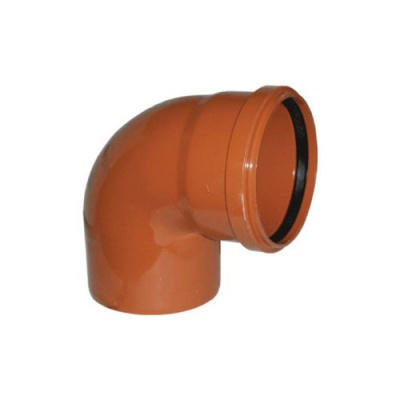 Отвод канализ наружный D110x90°