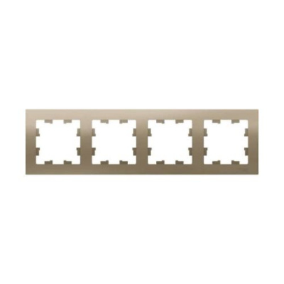 Рамка четырехпостовая ATLASDESIGN Шампань (ATN 000504)