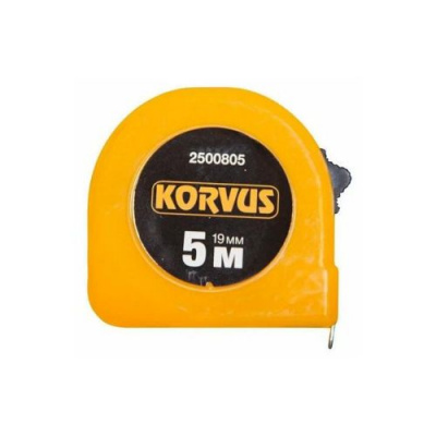 Рулетка 5м х 19мм пластик. корпус Китай