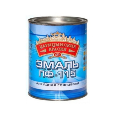 Эмаль ПФ-115 желтая 0,8 кг Царицынские краски (14)