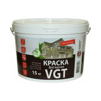 Краска вд фасадная Белоснежная ВГТ ВД-АК 1180 1,5кг