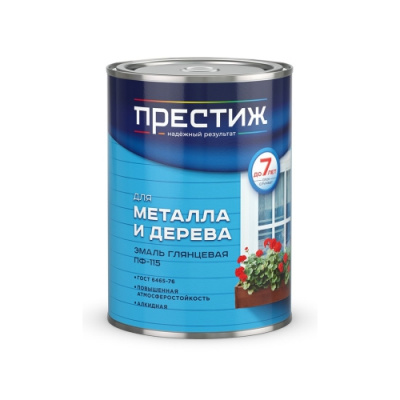 Краска ПФ-115 шоколад 0,9кг Престиж