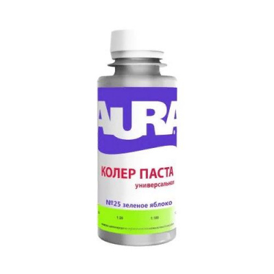 Колер универальный 25 Зеленое яблоко 0,1л AURA