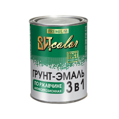 Грунт-эмаль по ржавчине быстросохнущая светло-серая ВИТ color 0,8 кг (14)