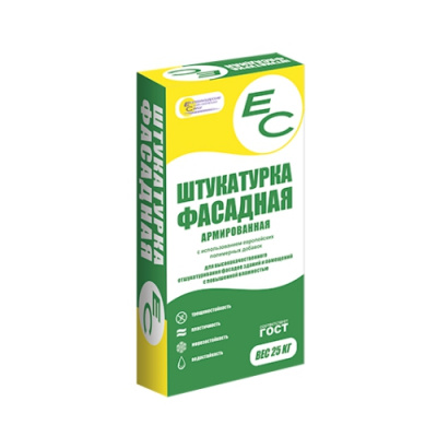 ЕС Штукатурка фасадная 25кг,