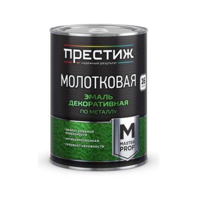 Эмаль молотковая шоколадная 0,8кг Престиж
