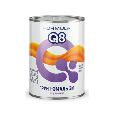 Грунт-эмаль по ржав. СЕРАЯ 0,9 кг ФОРМУЛА
