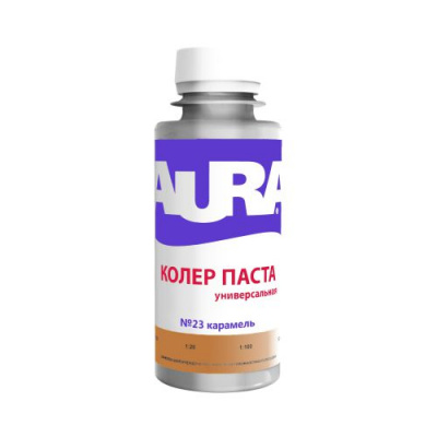 Колер универальный 23 Карамель 0,1л AURA