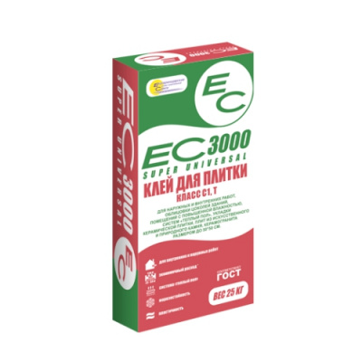 ЕС 3000 клей для плитки 25 кг