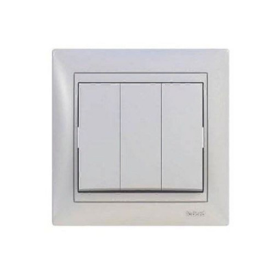 Выключатель 3кл су10А250В ск LEDARD Novus