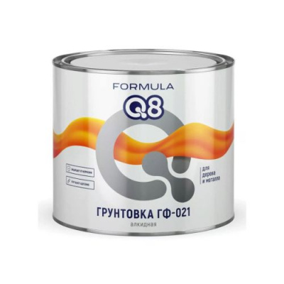 Грунт ГФ-21 красно-коричн. 1,9кг Формула Q8