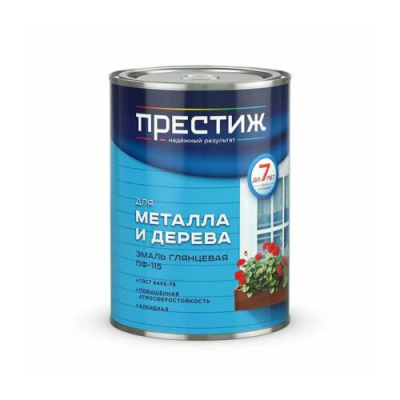 Краска ПФ-115 голубая 0,9кг Престиж