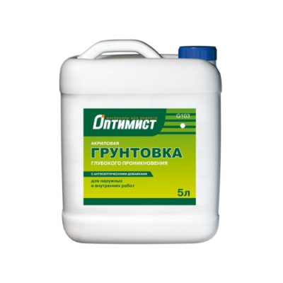 ОПТИМИСТ Грунт глубпроник 5л зеленая  морозостя
