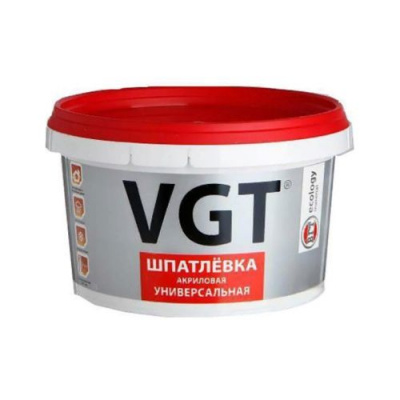 Шпатлевка для внутреннихнаружных работ 1,7 кг VGT,