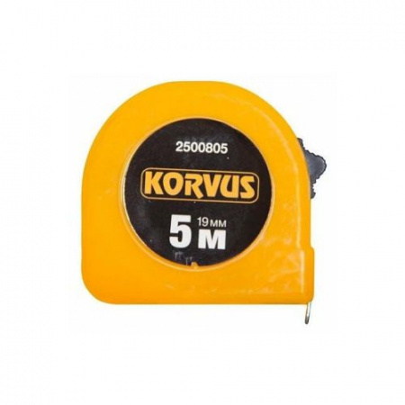 Рулетка 5м х 19мм  пластик. корпус Китай