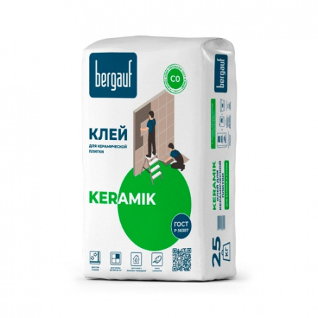 Клей плиточный Keramik Pro 25кг Bergauf – купить в Таганроге 