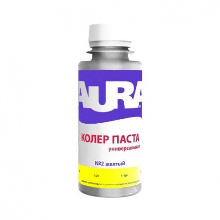 Колер универальный 02 Желтый 0,1л AURA