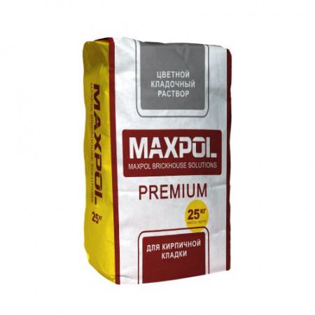  Кладочный раствор MAXPOL 25кг Кремовый для бетона – купить в Хозтор