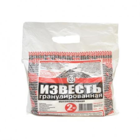 Известь не гаш. (гранулированная) 2кг. – купить в Хозторг