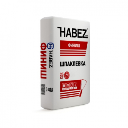 Шпаклевка гипсовая финишная  ХАБЕЗ (25кг.) (45) – купить в Хозторг