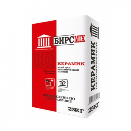 Клей для плитки КЕРАМИК БИРСМIX 25кг – купить в Таганроге 